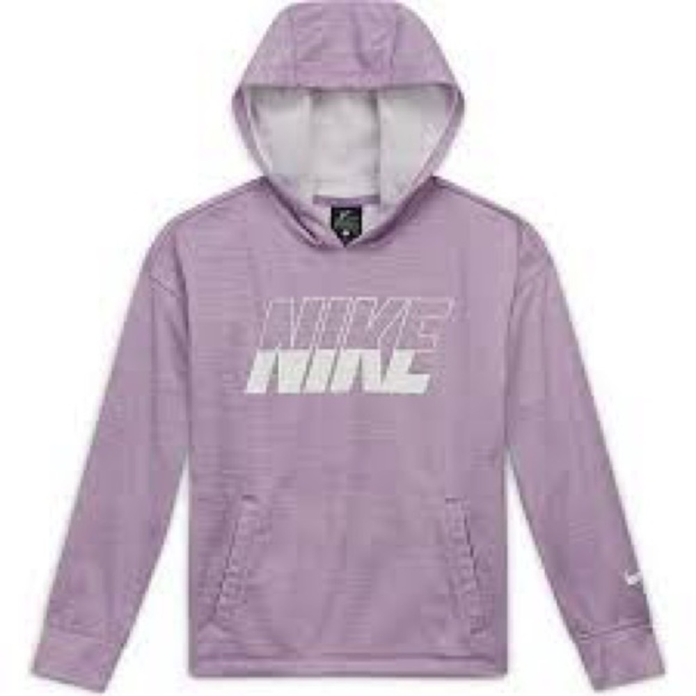 Nike Purple Hoodie Bold Logo Sweatshirt